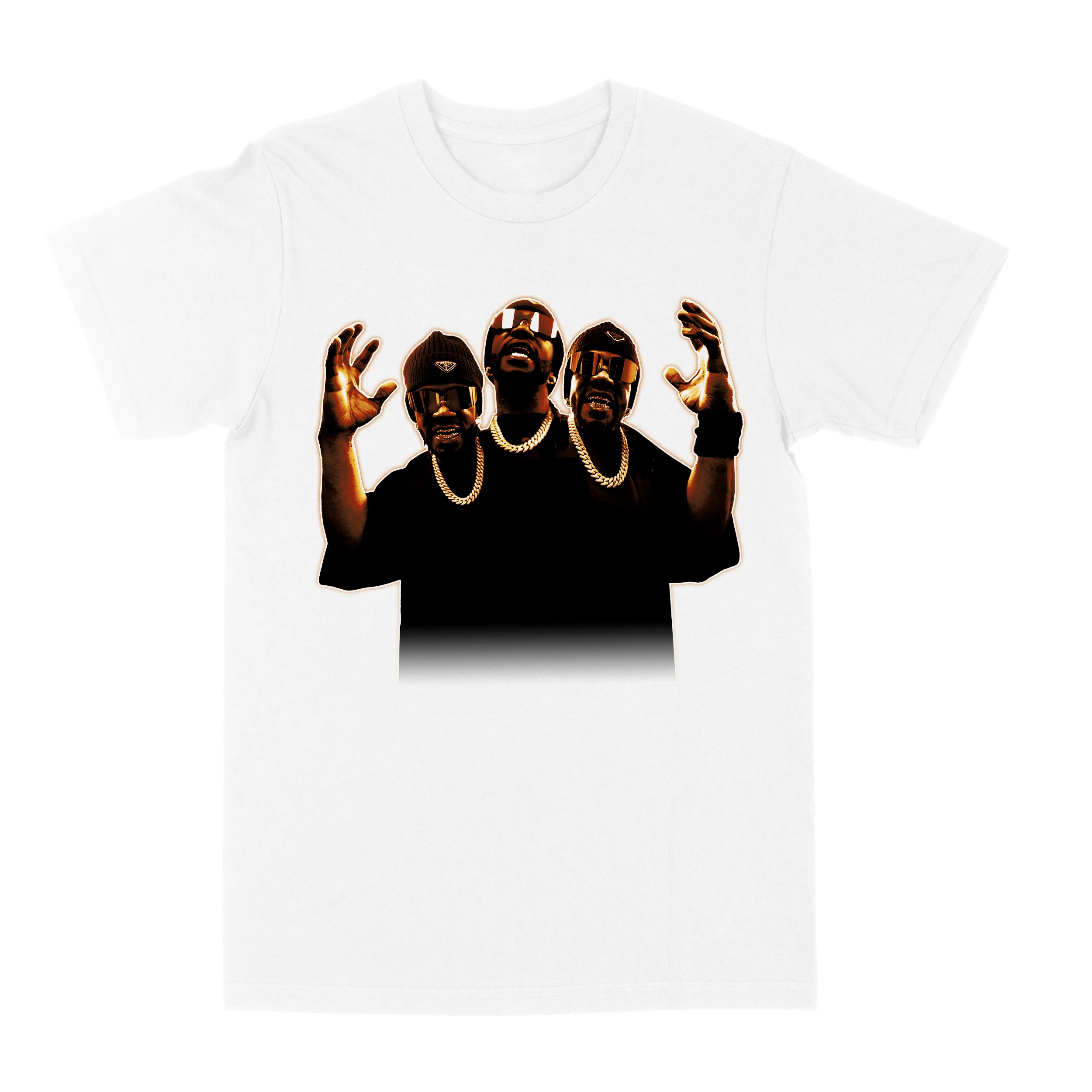 Juicy J Head On Swivel "Tee" White,
