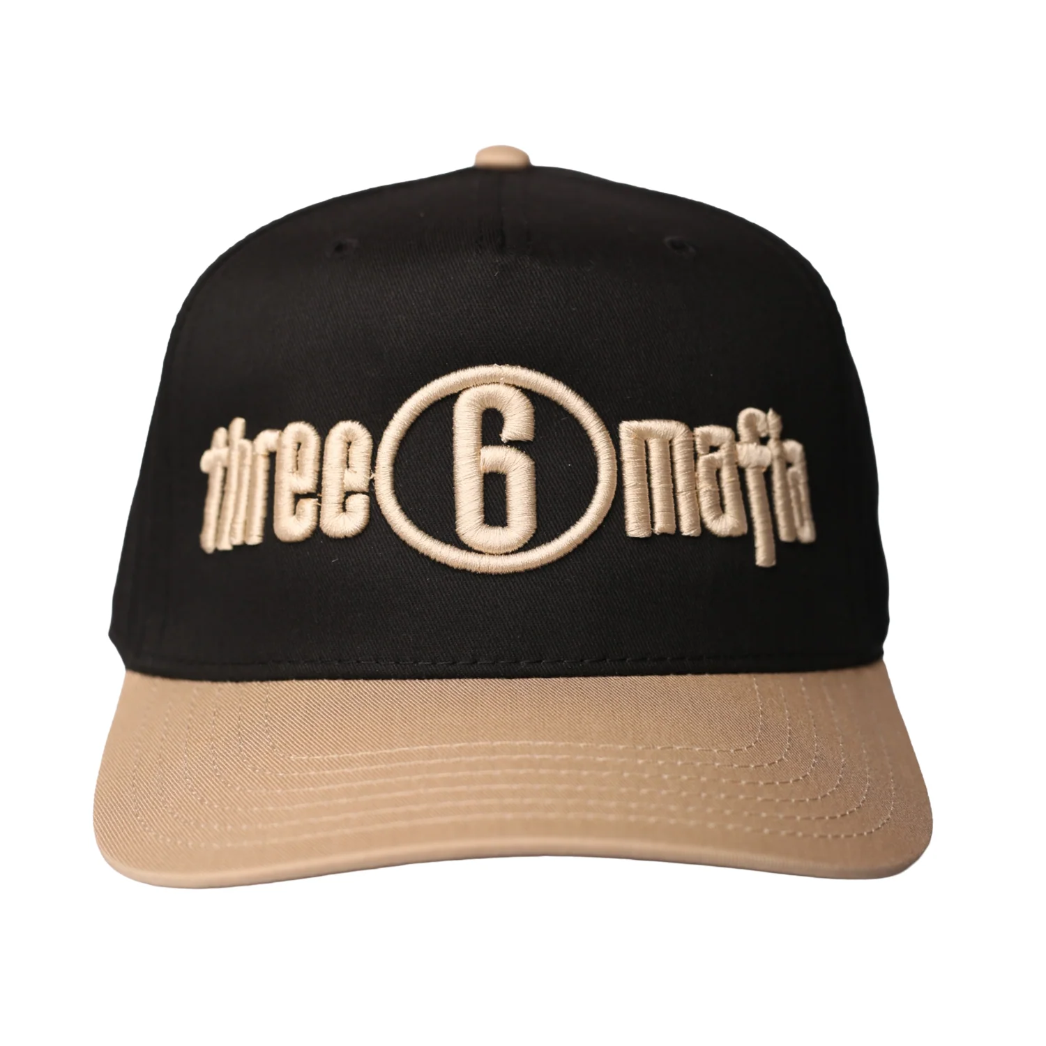 Snapback "Three 6 Mafia" Black/Cream