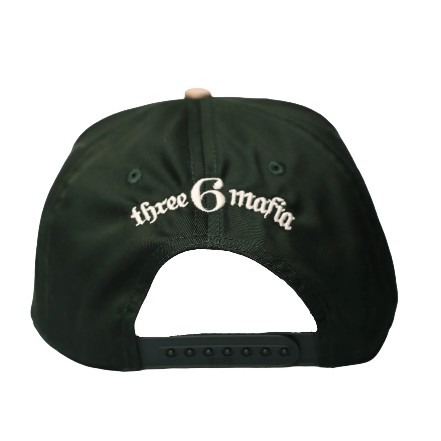 Snapback "Three 6 Mafia" Forrest/Cream - Image 3