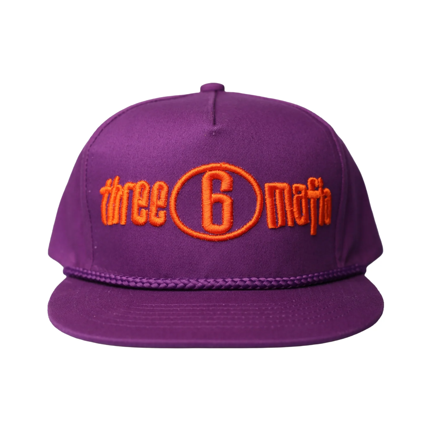 Snapback "Three 6 Mafia" Purple&Orange Logo