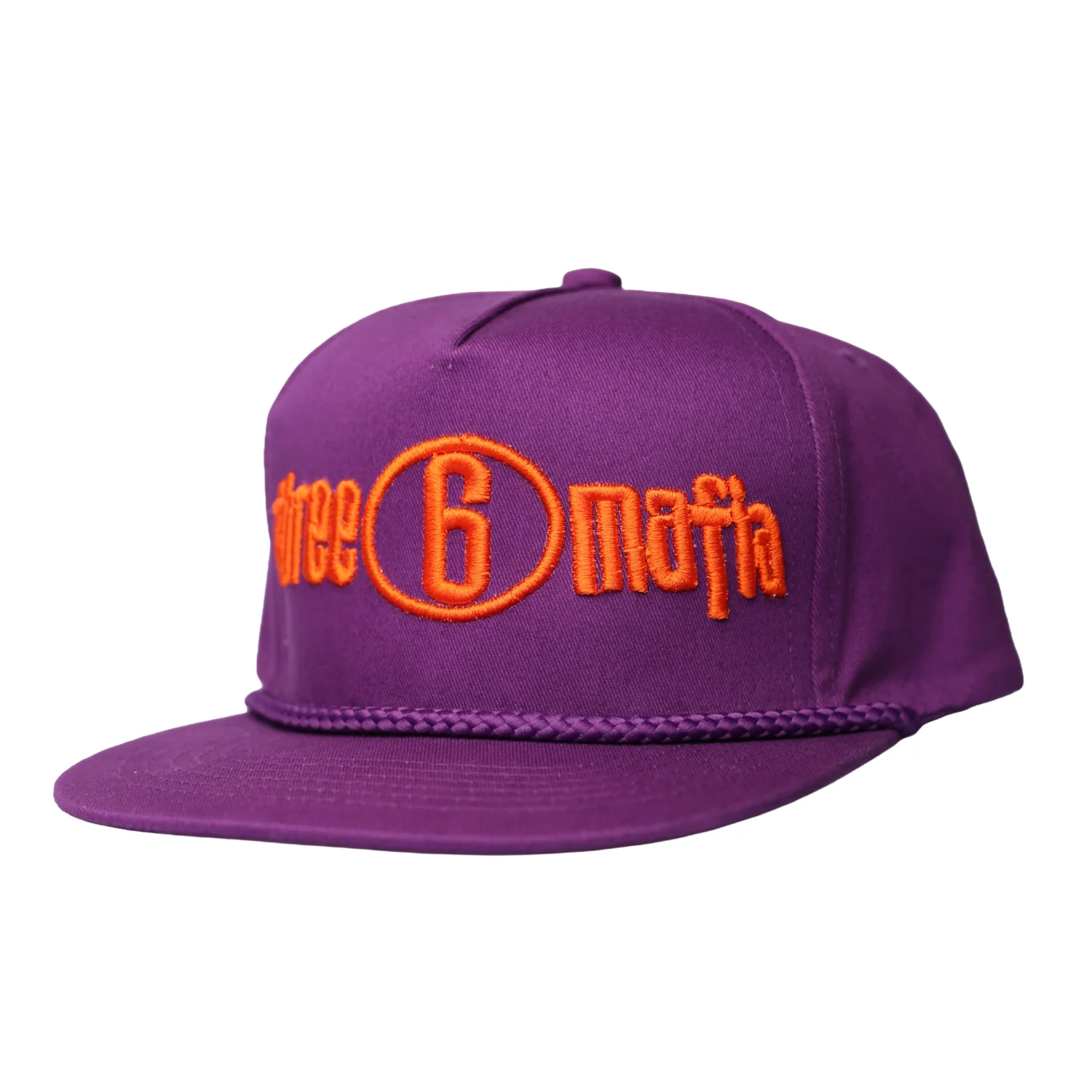 Snapback "Three 6 Mafia" Purple&Orange Logo - Image 2